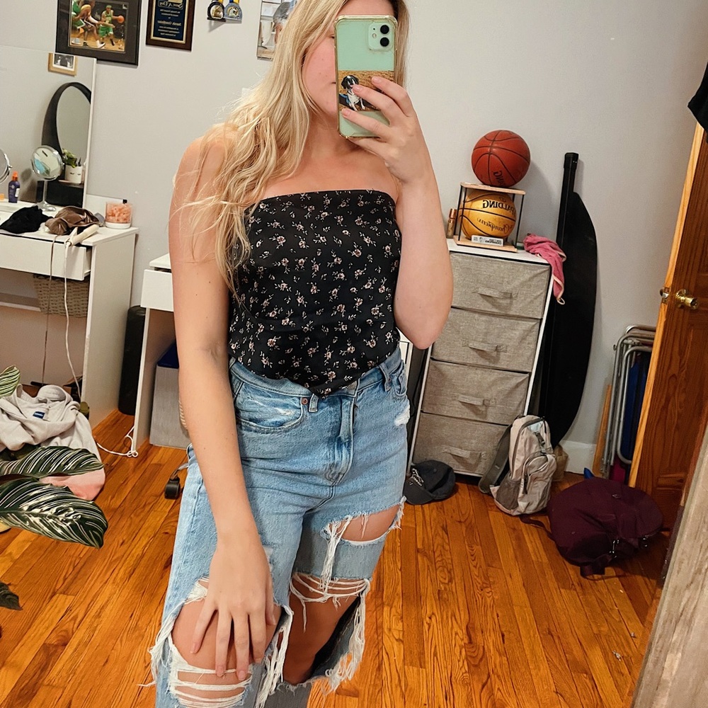 bandana crop top, new with tags